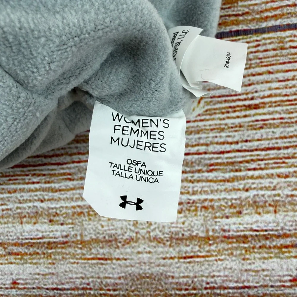 Under Armour Utah Utes Womens‎ Gray Pom Beanie Knit Hat Fleece Lined UH789W949H